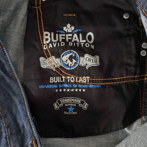 Buffalo David Bitton Six denim men’s jeans Size W42 X L34 - Picture 11 of 16